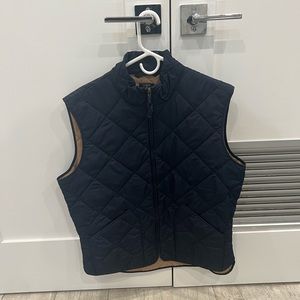 JCREW QUILTED VEST | L | NAVY